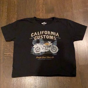 hollister california customs graphic tee